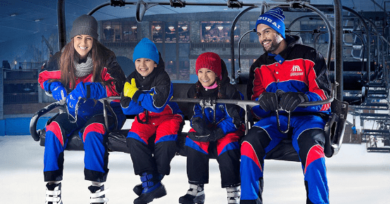 ski lift at ski dubai